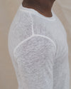 BASERANGE round neck long sleeve T-shirt soft skin-friendly comfortable France BAS-TOSLS-JL-SU25-EDRU